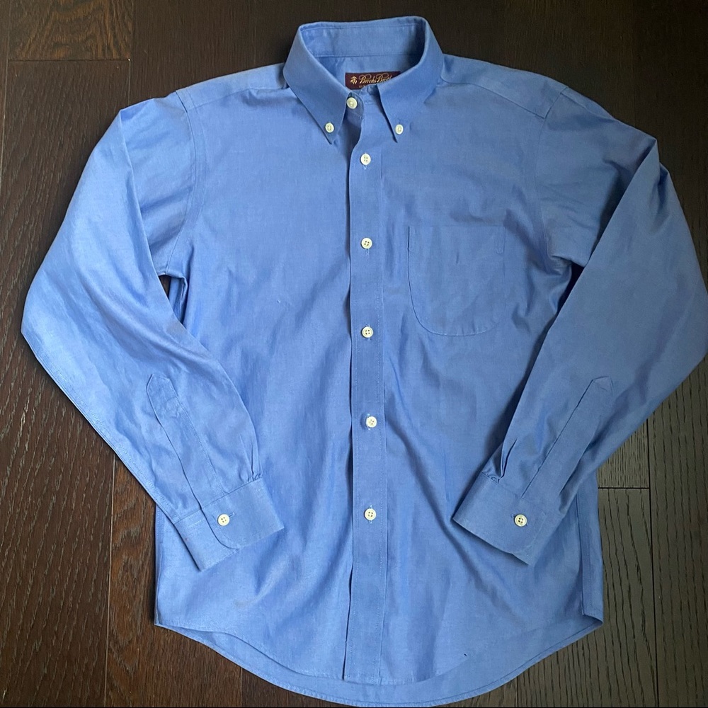 Brooks Brothers Kids Blue Button Down Shirt